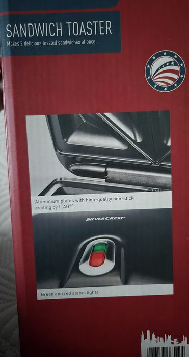 nowy toster/opiekacz SilverCrest 700W