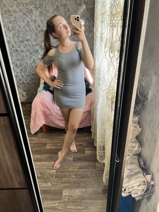 Джинова сукня на літо