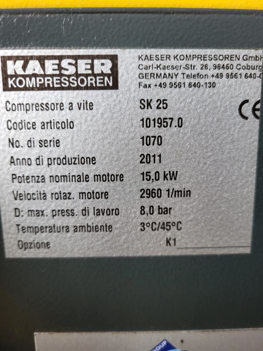 Kompresor śrubowy Kaeser