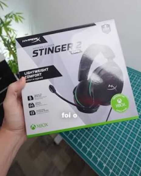 Auscultadores HyperX Cloud X Stinger 2 Core - NOVO SELADO COM GARANTIA