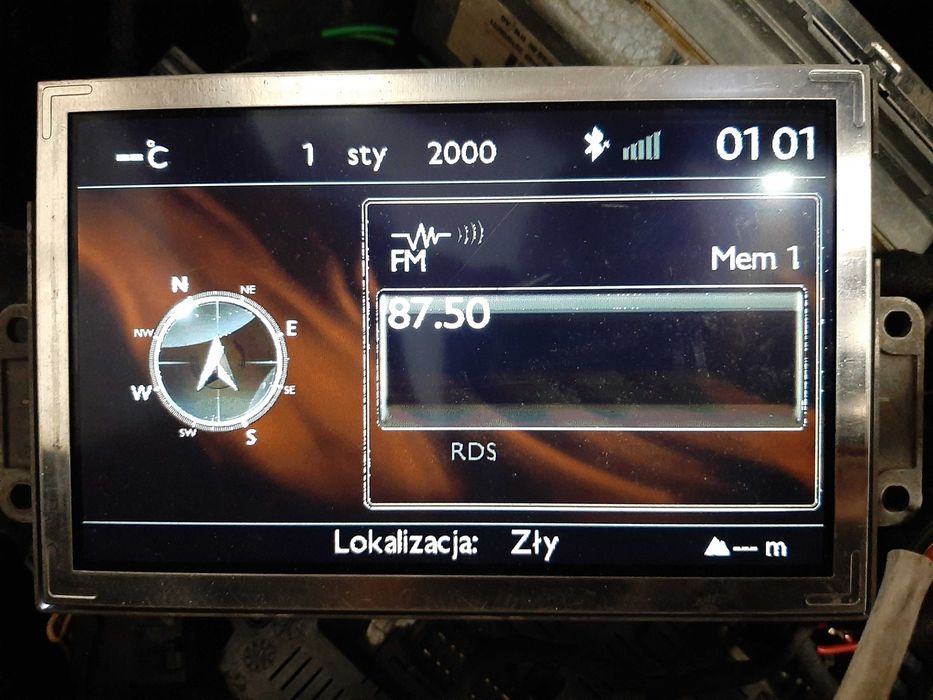 Naprawa nawigacji Peugeot/Citroën RNEG2 RT6 + aktualizacja map