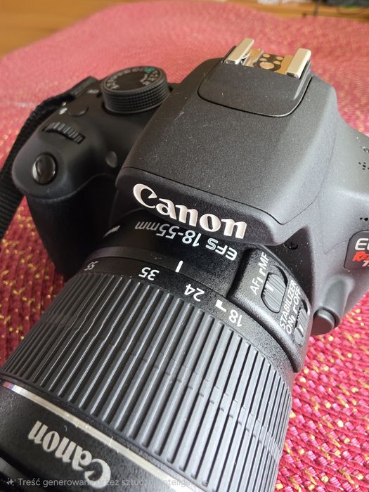 Canon EOS Reben T5 z obiektywem 18-55mm