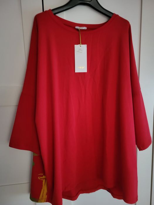Bluza damska czerwona
