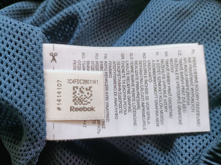 Spodnie sportowe męskie Reebok,granatowe,rozm L,