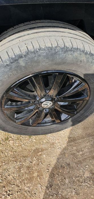 Vendo jantes 18 5×120 com pneus vw amarok