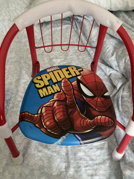 Cadeira sentar spiderman para bebes