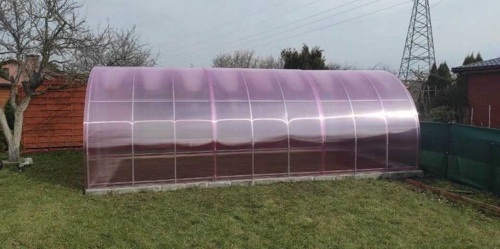 Szklarnia z poliwęglanu NANO na stanie 3x4 3x6 3x8 3x10 3x12