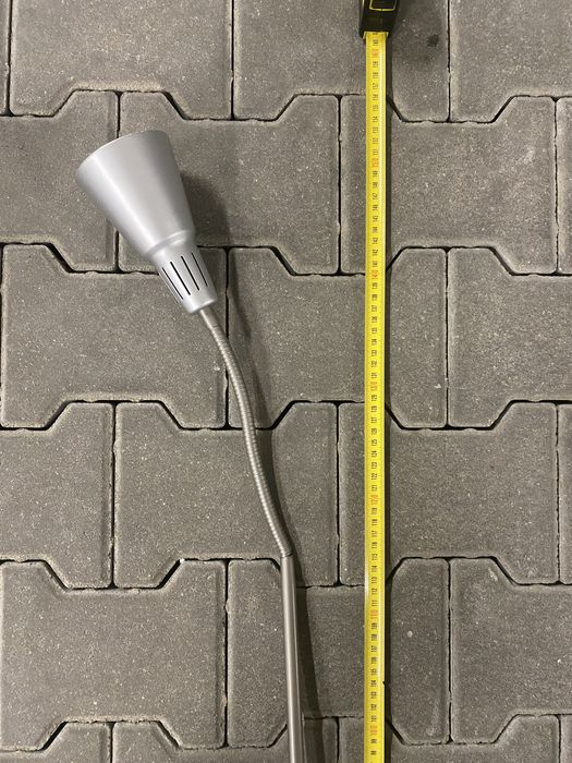 Lampka stojąca regulowana srebrna IKEA