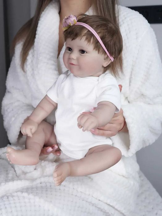 Лялька Reborn Baby 50 см — реалістична, вінілова, з аксесуарами