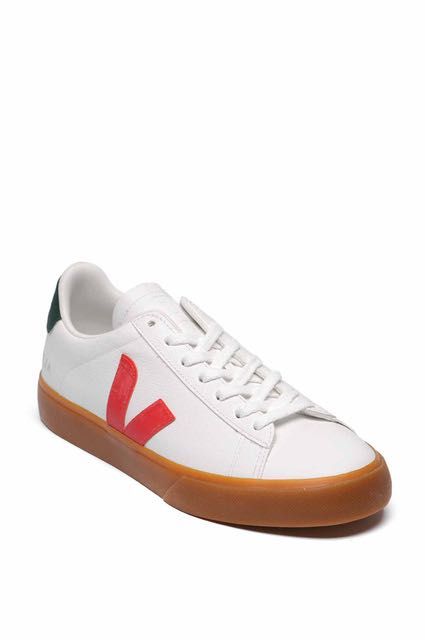 Sapatilhas Homem VEJA Campo Chromefree Leather Sneakers Branco/Pekin/Poker/Natural