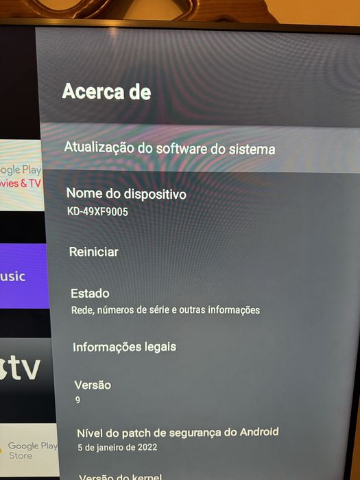 Sony Bravia 55 polegadas android smart tv 4K ful hd