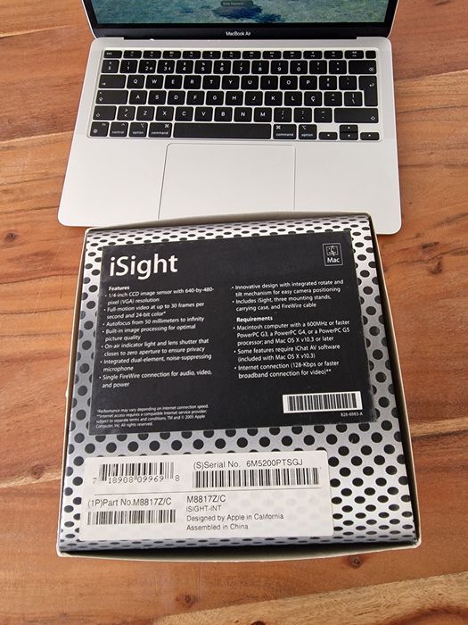 Apple webcam iSight