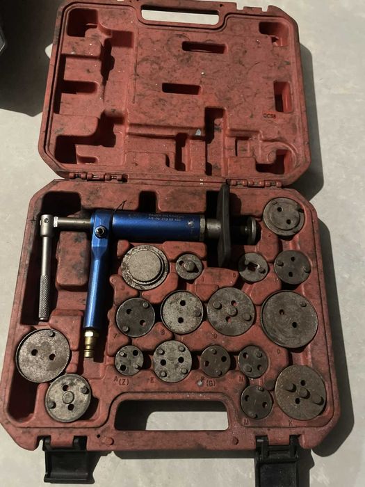 Jogo Ferramenta recolher bombas êmbolo pinça de travão usado