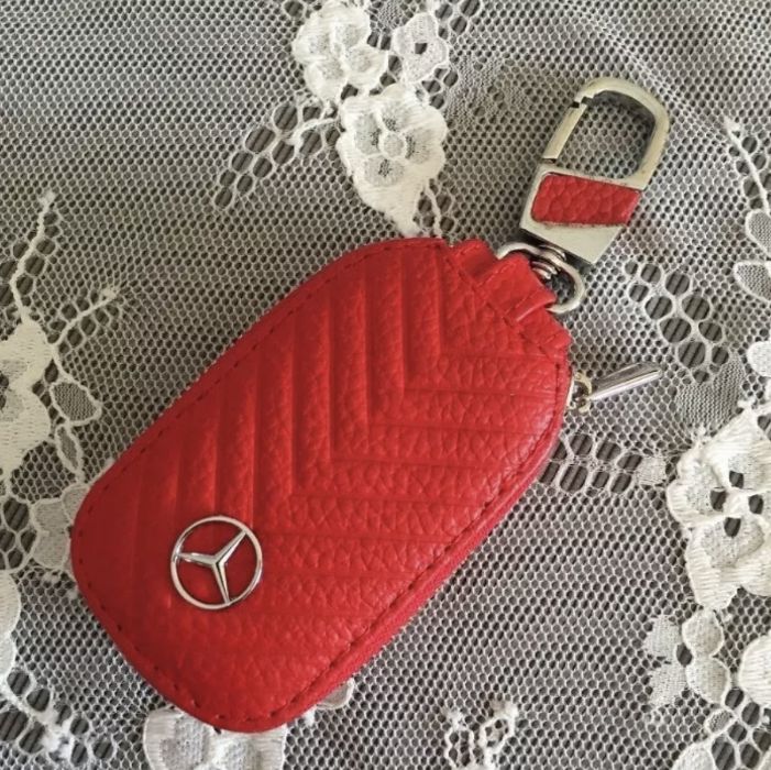 Porta Chaves Capa Mercedes Classe A-B-C-E-R-S Pele - LUXO