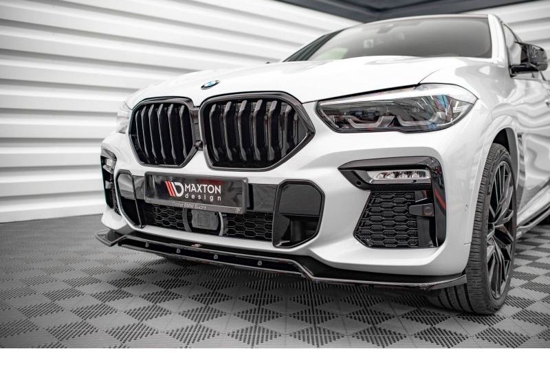 SPOILER / LIP DIANTEIRO V2 PARA BMW X6 PACK M G06 2019-2023