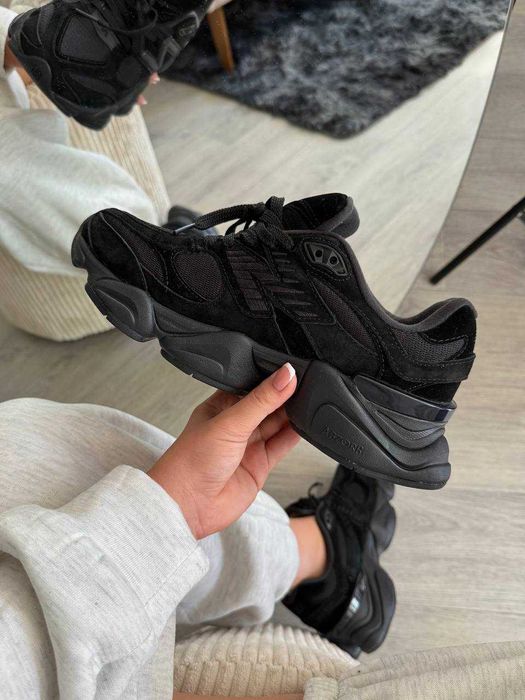 ТОП ПРОДАЖ!New Balance 9060 Triple Black 36 37 38 39 40 41 42 43 44 45