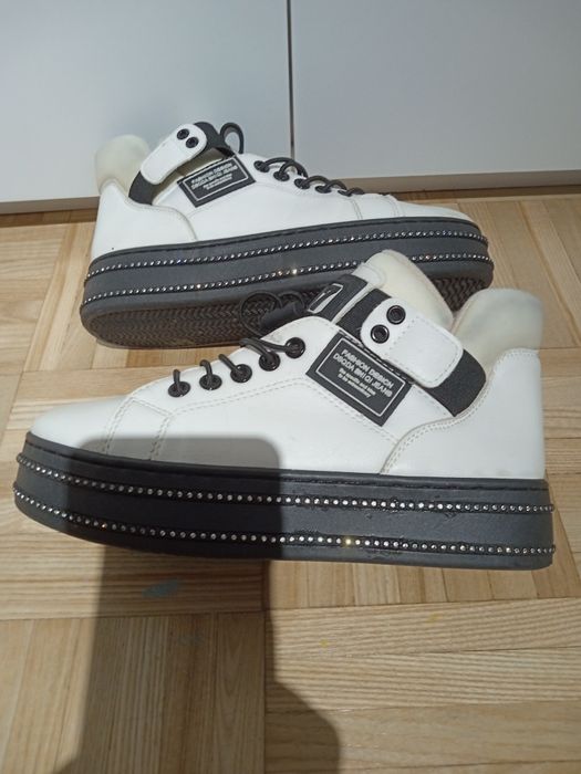 Buty sneakersy za kostkę r.36