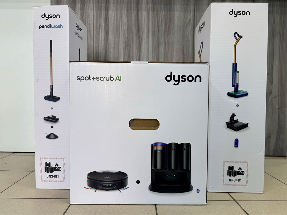 Dyson Spot+Scrub AI (586183-01) Новый Оригинал | Робот-пылесос Dyson с влажной уборкой