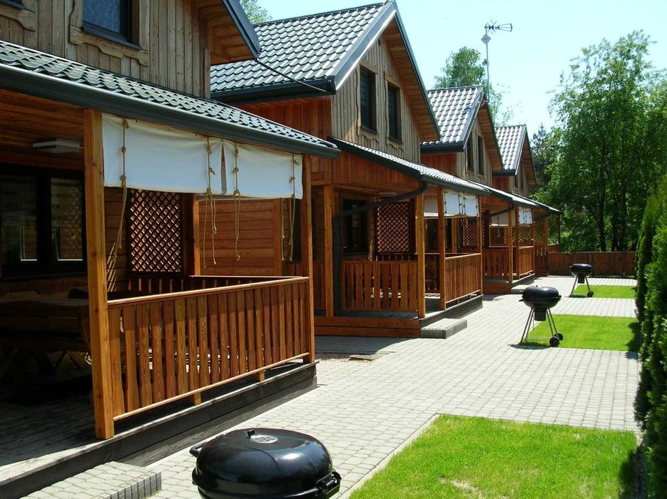 Cykady domki 6 osobowe, 7 minut do jeziora i centrum, klimatyzacja