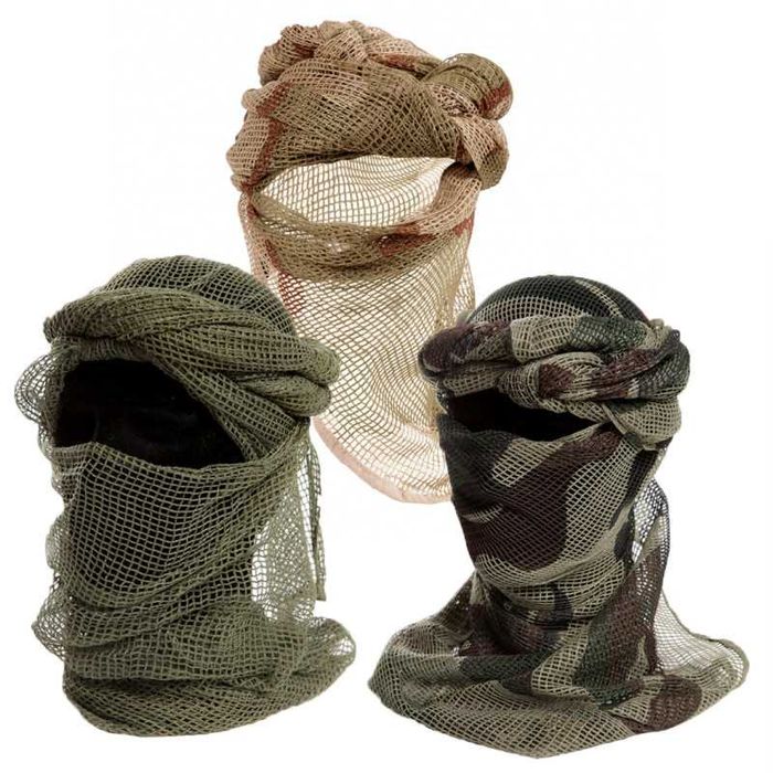 Шарф тактичний Mil-Tec Маскувальна сітка Снайперська Камуфляж