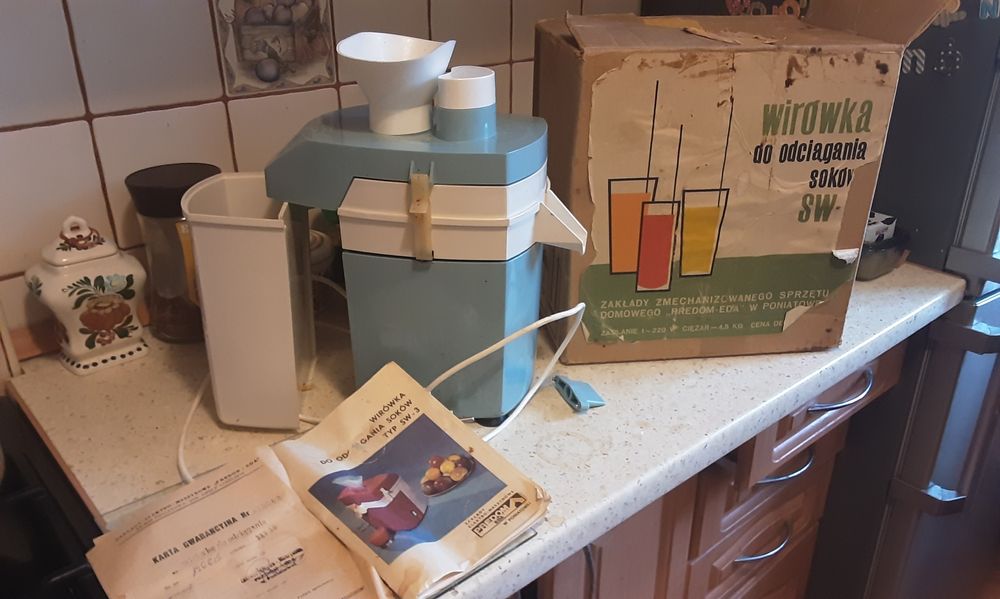 Sokowirówka PRL Predom Typ SW-3 vintage retro