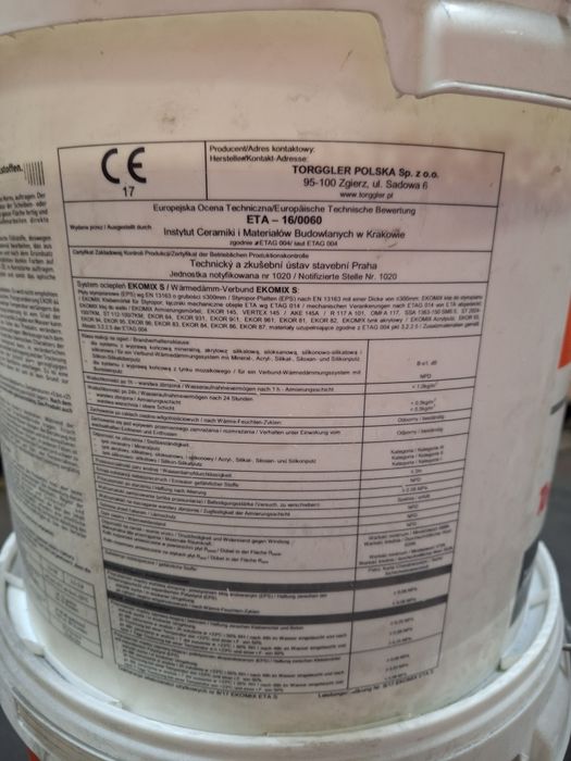 Tynk elewacyjny  2mm baranek 1 tona  biały szary żółty wysyłka