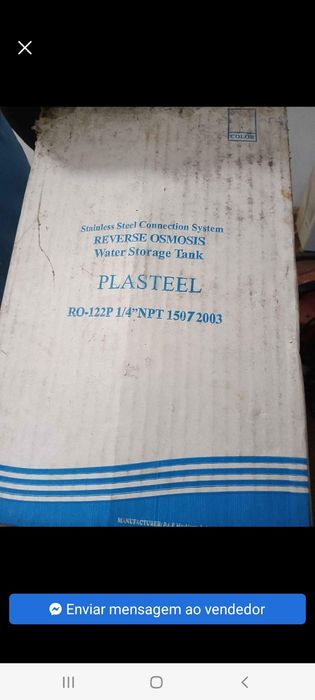Filtro de água alta potência transforma água salgada em água potável