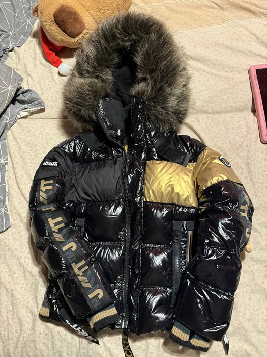 Kurtka czarna  Jack1t Jackit puchowa stan idealny rozmiar S