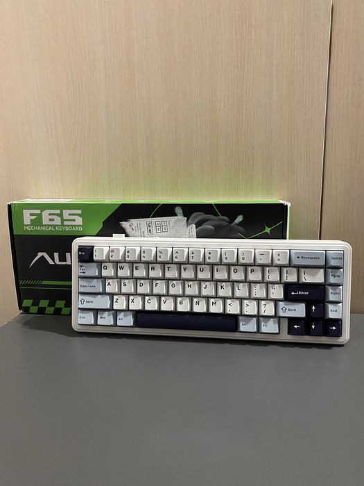 НОВА! Клавіатура Aula F65 White-Blue