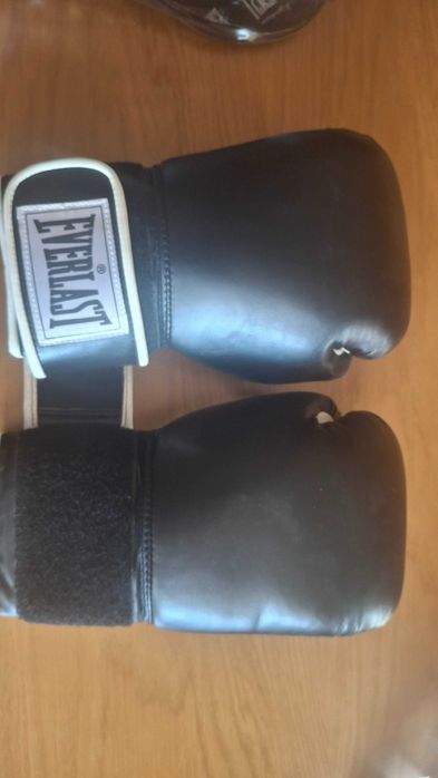 Luvas Boxe / Kickboxe Everlast Competition 10oz + Ligaduras (Como Novas)