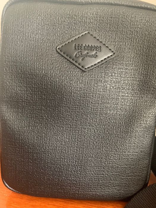 Lee Cooper torba skórzana męska na ramię, nowa
