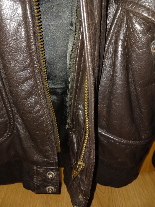 Casaco de cabedal de homem