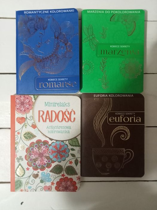 Zestaw 11 książek kolorowanki antystresowe dla dorosłych