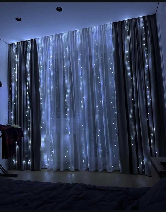 Гірлянда новорічна штора