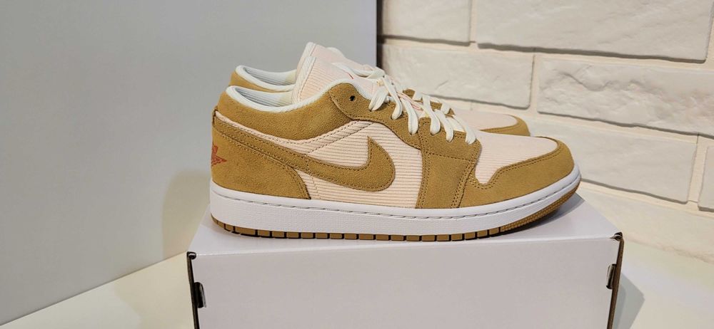 Jordan 1 Low SE Twine Orange Quartz Corduroy