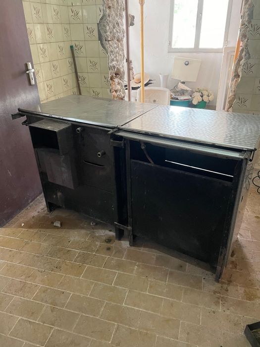 Fogão de lenha e gás