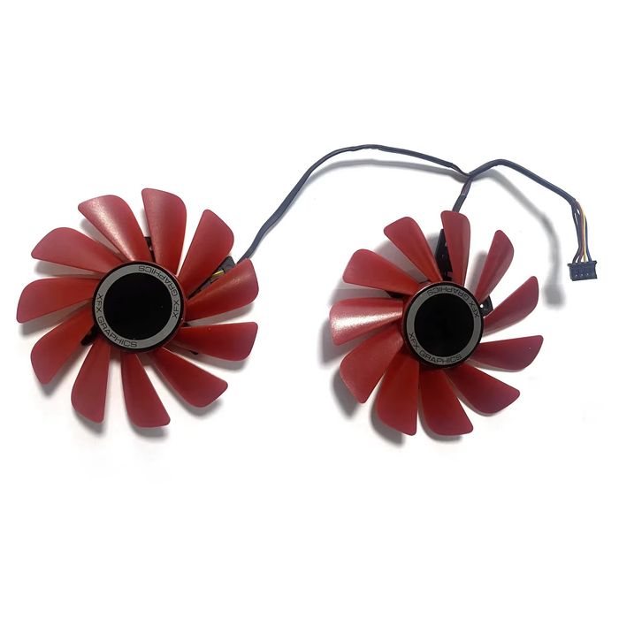 Пара нових кулерів (комплект з рамкою) для RX470 RX570 85mm