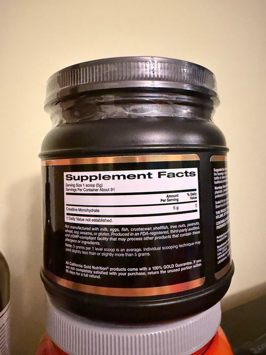 California Gold Nutrition SPORT Creatine Monohydrate 454 g – nowe