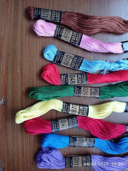 Linhas bordar Âncora