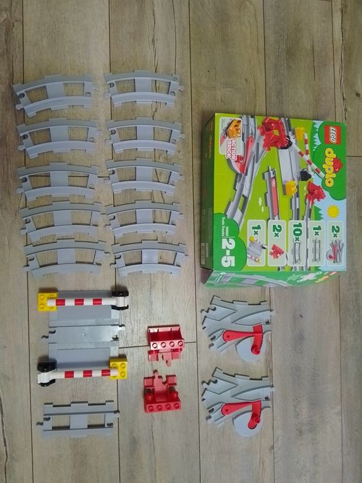 Lego Duplo железная дорога дополнительные рельсы