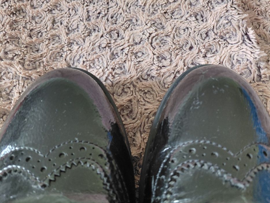 Buty, botki damskie, czarne, lakierowane rozm.41 Esprit