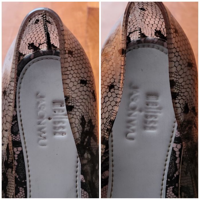 Sabrinas "jelly" Melissa Ultragirl + Jason  Glass/Black, tamanho 35/36