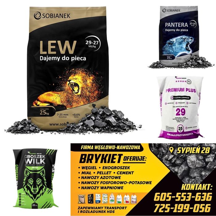 Groszek Sobianek Lew, Pantera, Najlepszygroszek Premium, Groszek Wilk