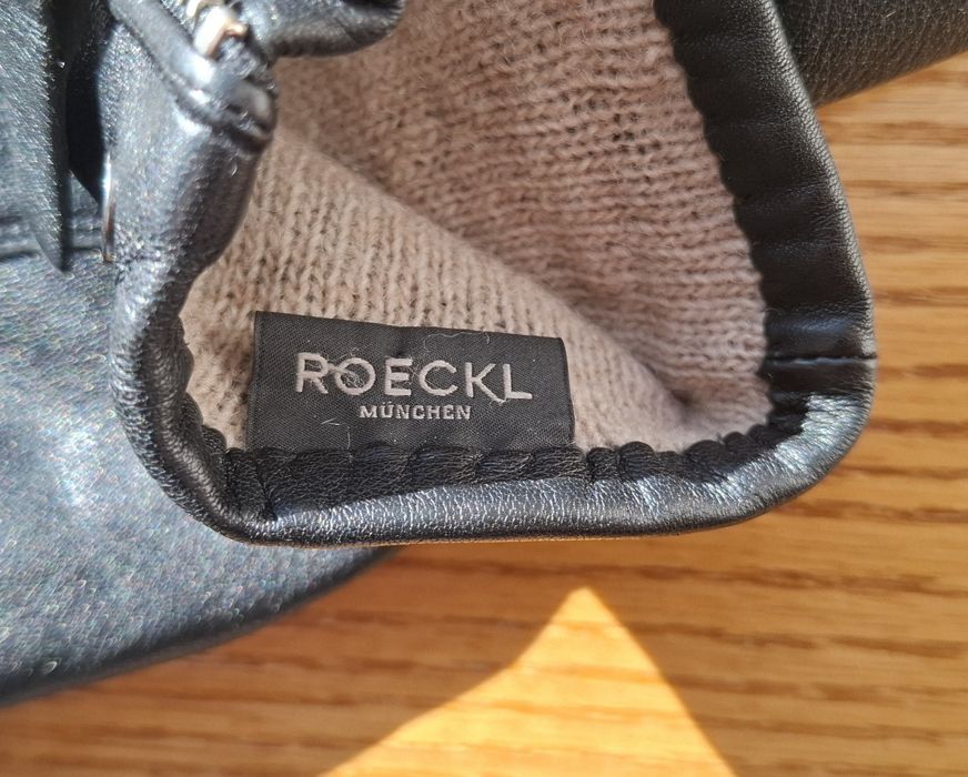 Ekskluzywne skórzane rękawiczki ROECKL München – Kaszmir & Wełna