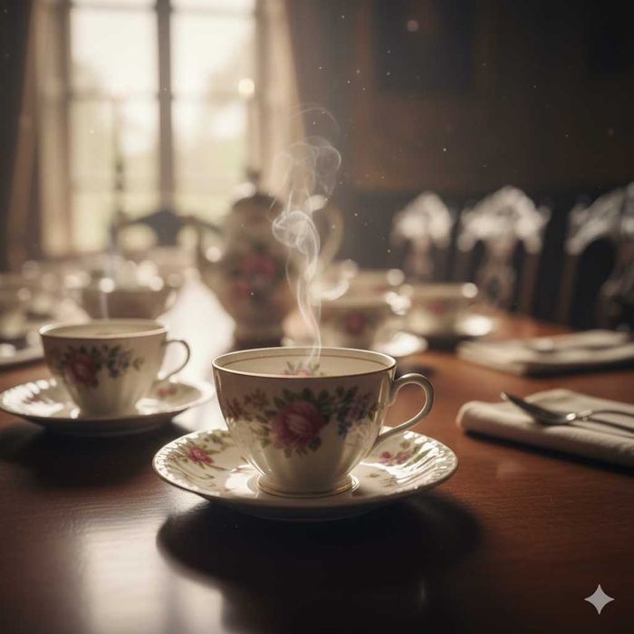 Raridade e Elegância: Serviço de Chá Vista Alegre Vintage