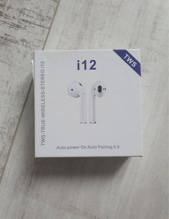 Nowoczesne,komfortowe słuchawki bezprzewodowe I12 TWS BT 5.0