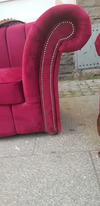 sofa Chesterfields Madame + fotel uszak promocja