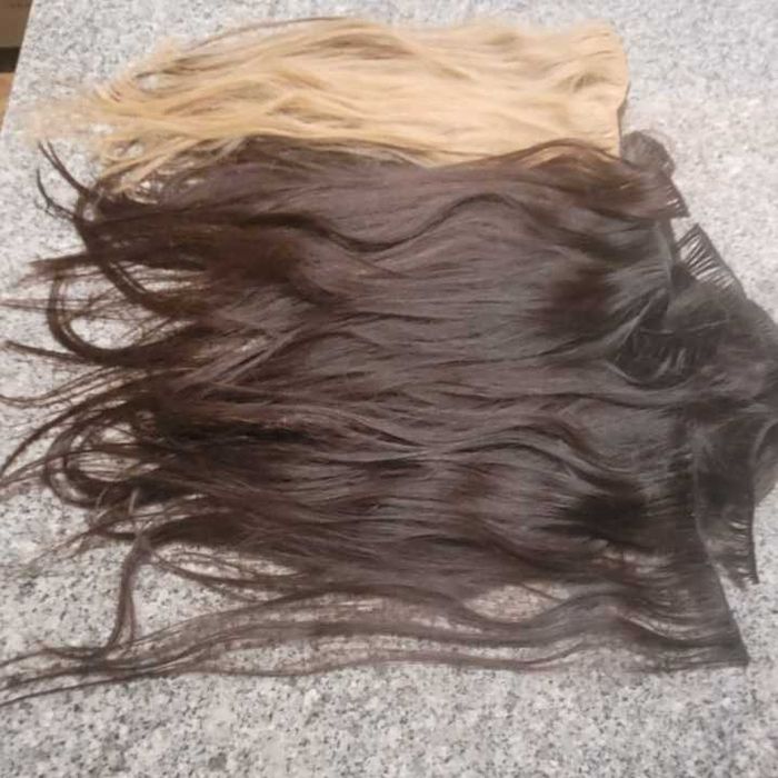 Extensões de cabelo humano