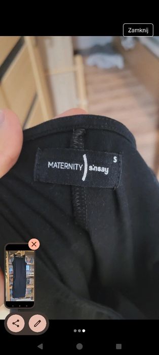 Sukienka ciążowa midi sinsay maternity rozmiar S