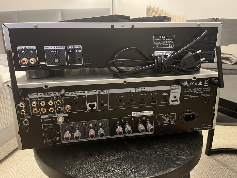 Amplitiuner Stereo DENON dra-800h & DCD-600NE